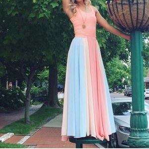 Vici chiffon maxi skirt